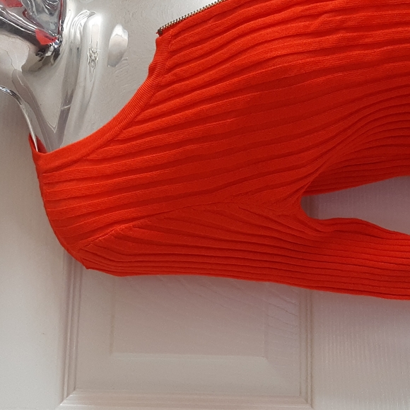 International Concepts I-N-C orange sweater top Size Medium - Picture 5 of 10